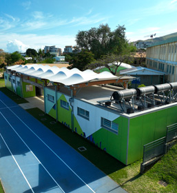 Vestiaires stade Youri Gagarine